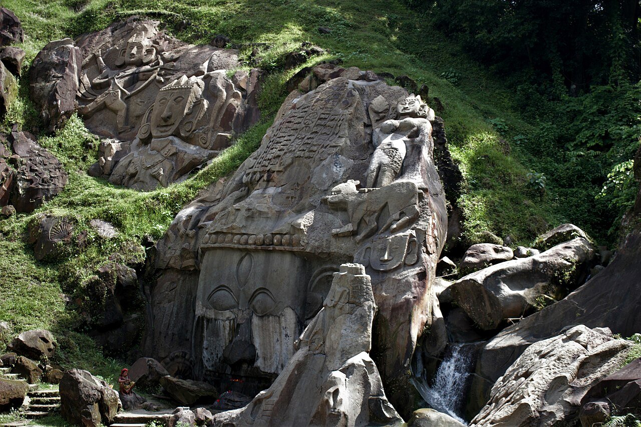 Unakoti Rock-Cut Carvings